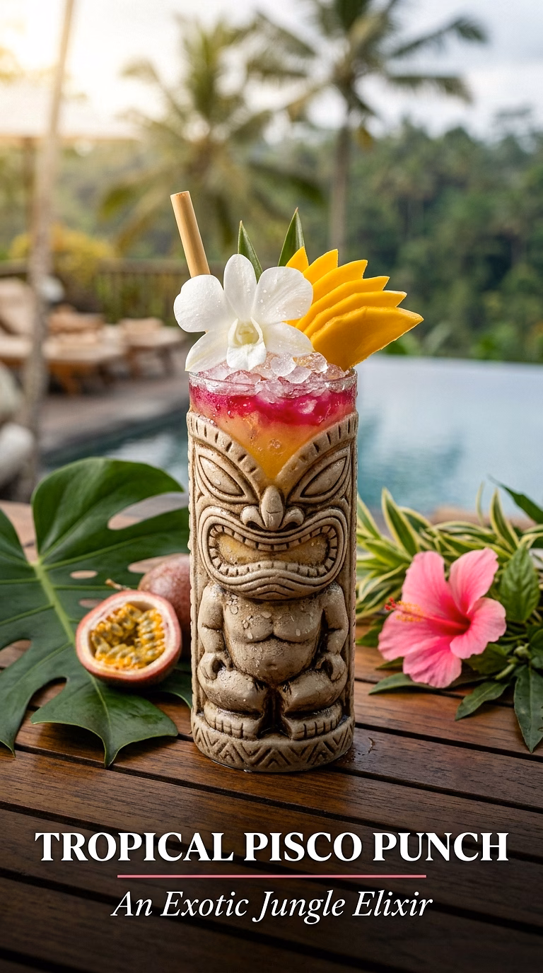 Tropical Pisco Punch (Batch Cocktail)