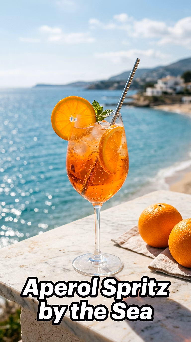 Aperol Spritz by the Sea
