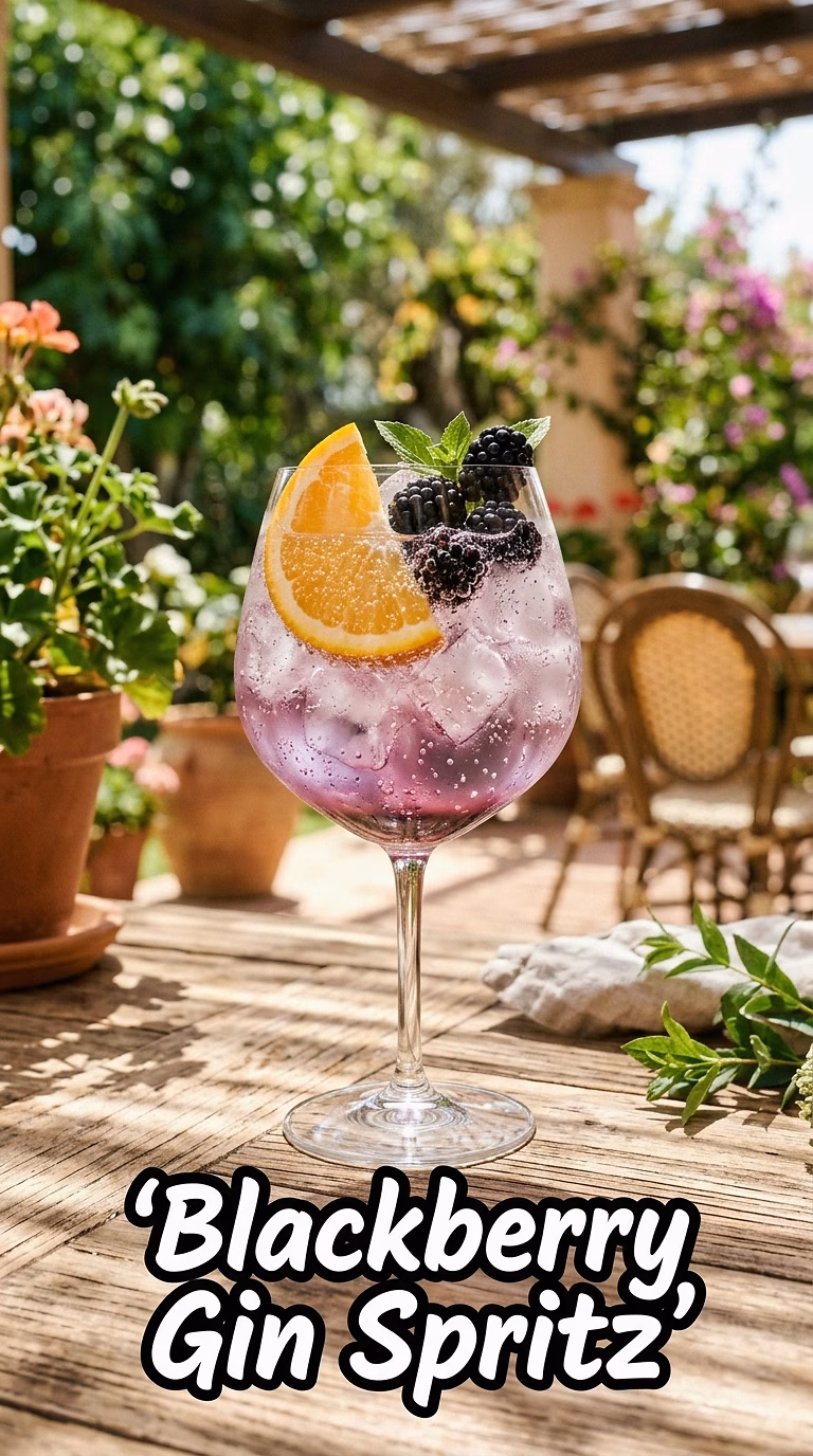 Blackberry Gin Spritz