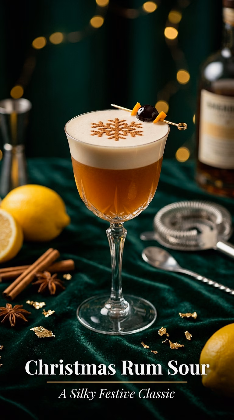 Christmas Rum Sour