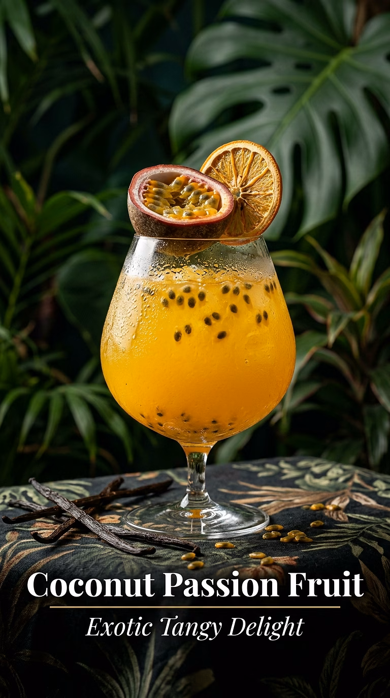 Coconut Passion Fruit Cocktail