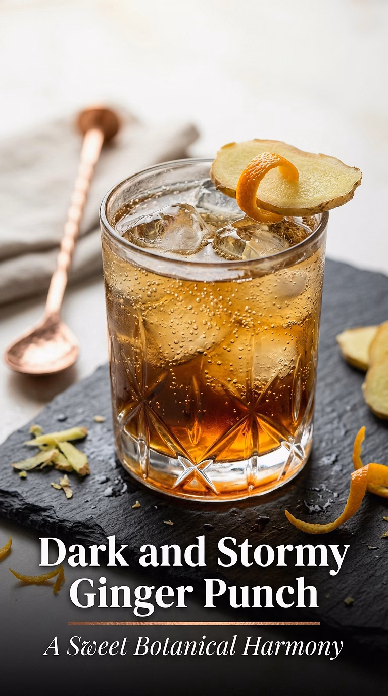 Dark and Stormy Ginger Punch