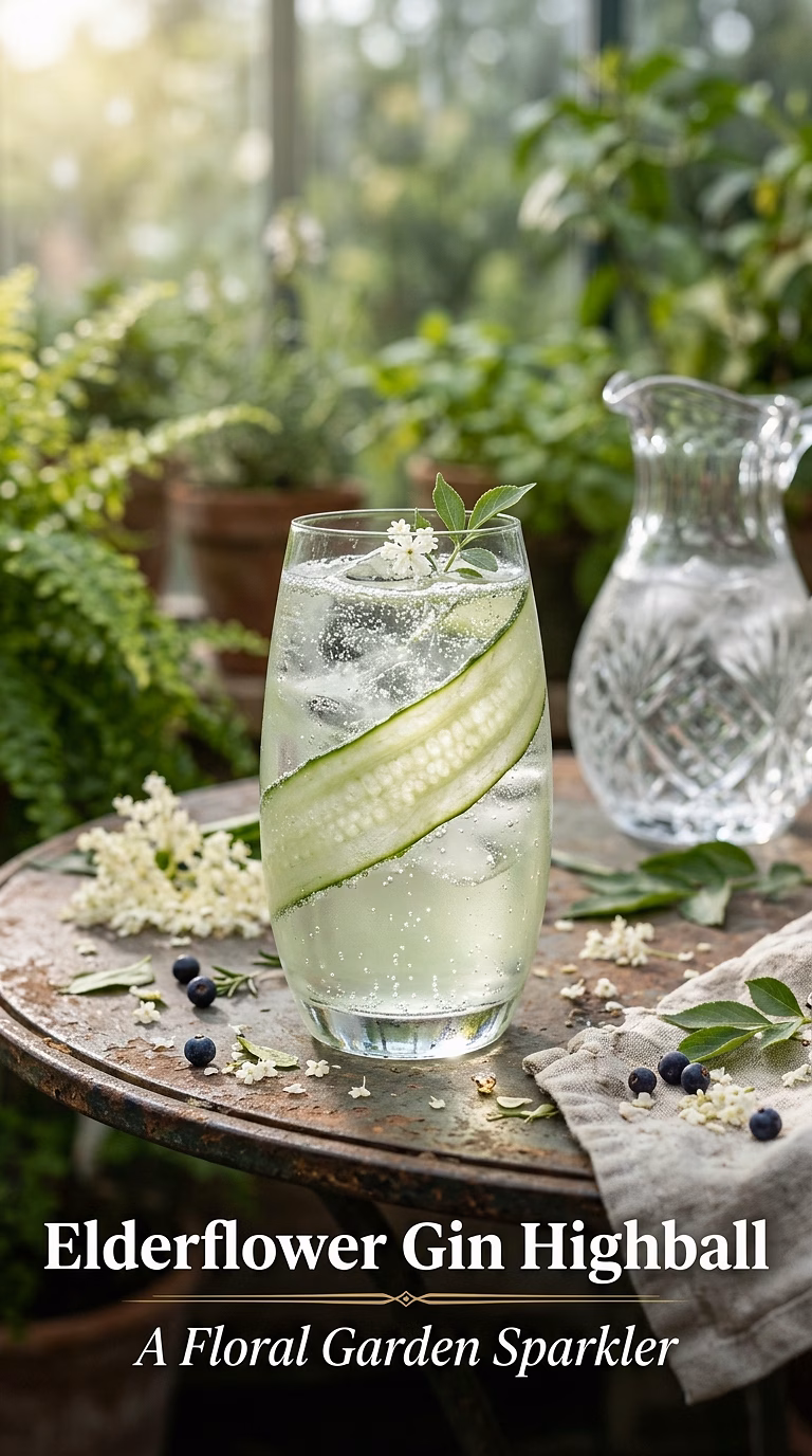 Elderflower Gin Highball