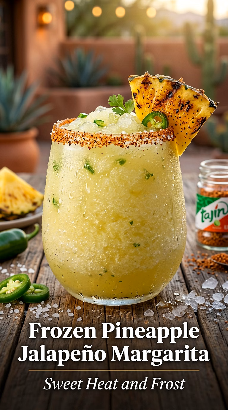 Frozen Pineapple Jalapeño Margarita