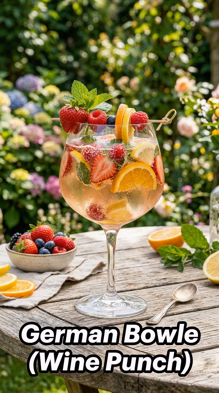 German Bowle (Wine Punch)