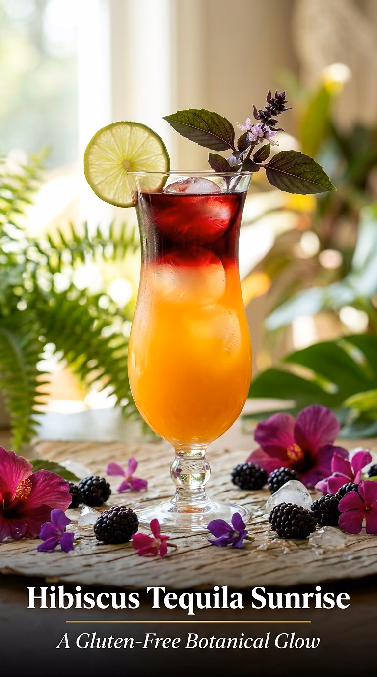 Hibiscus Tequila Sunrise