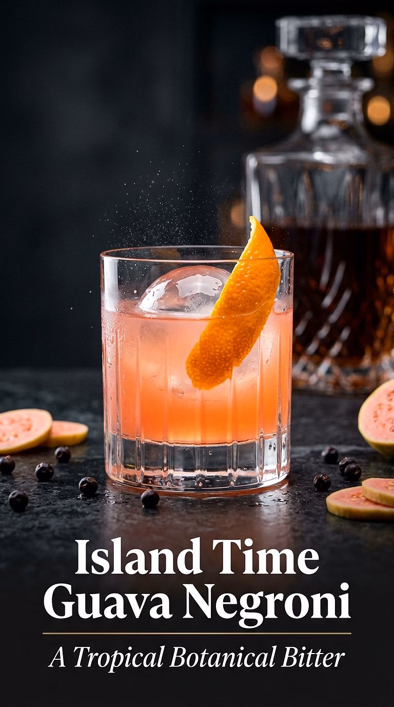 Island Time Guava Negroni