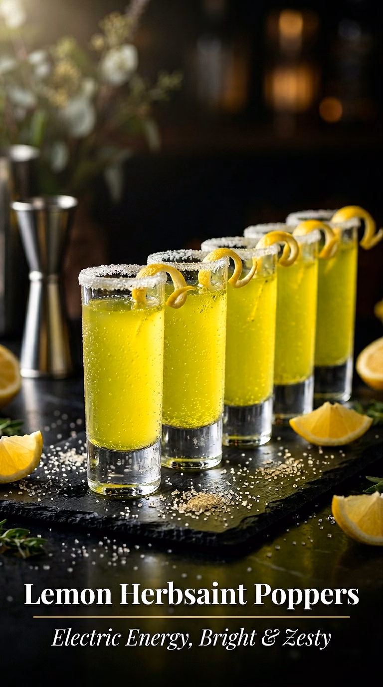 Lemon Herbsaint Poppers