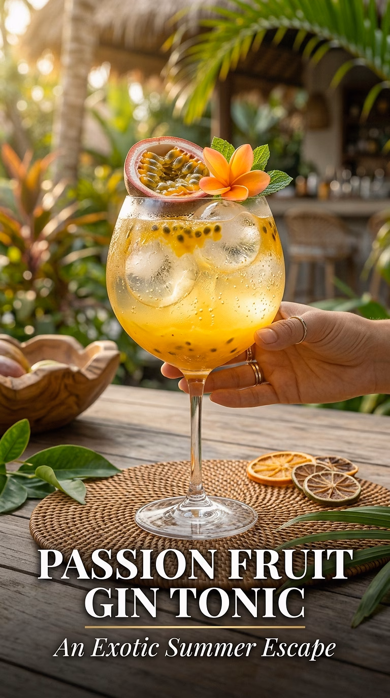 Passion Fruit Gin Tonic
