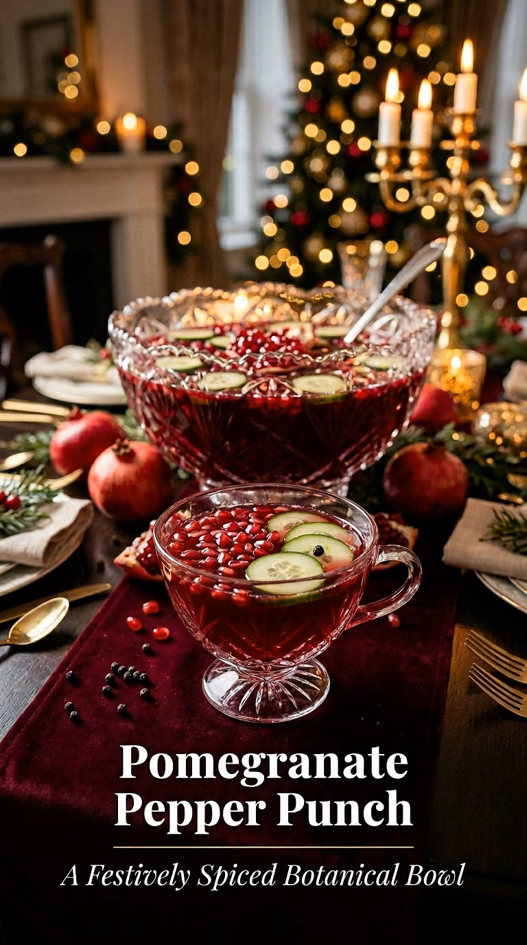 Pomegranate Pepper Punch (Batch Cocktail)