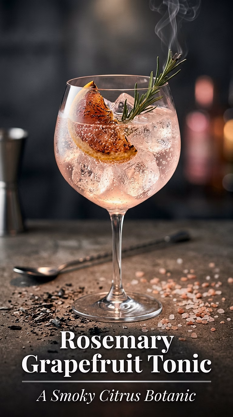 Rosemary Grapefruit Vodka Tonic