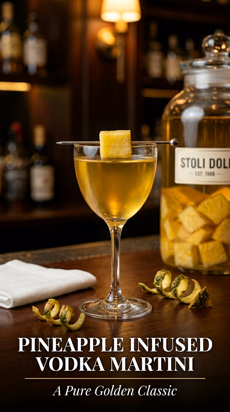 Stoli Doli Pineapple Infused Vodka Martini