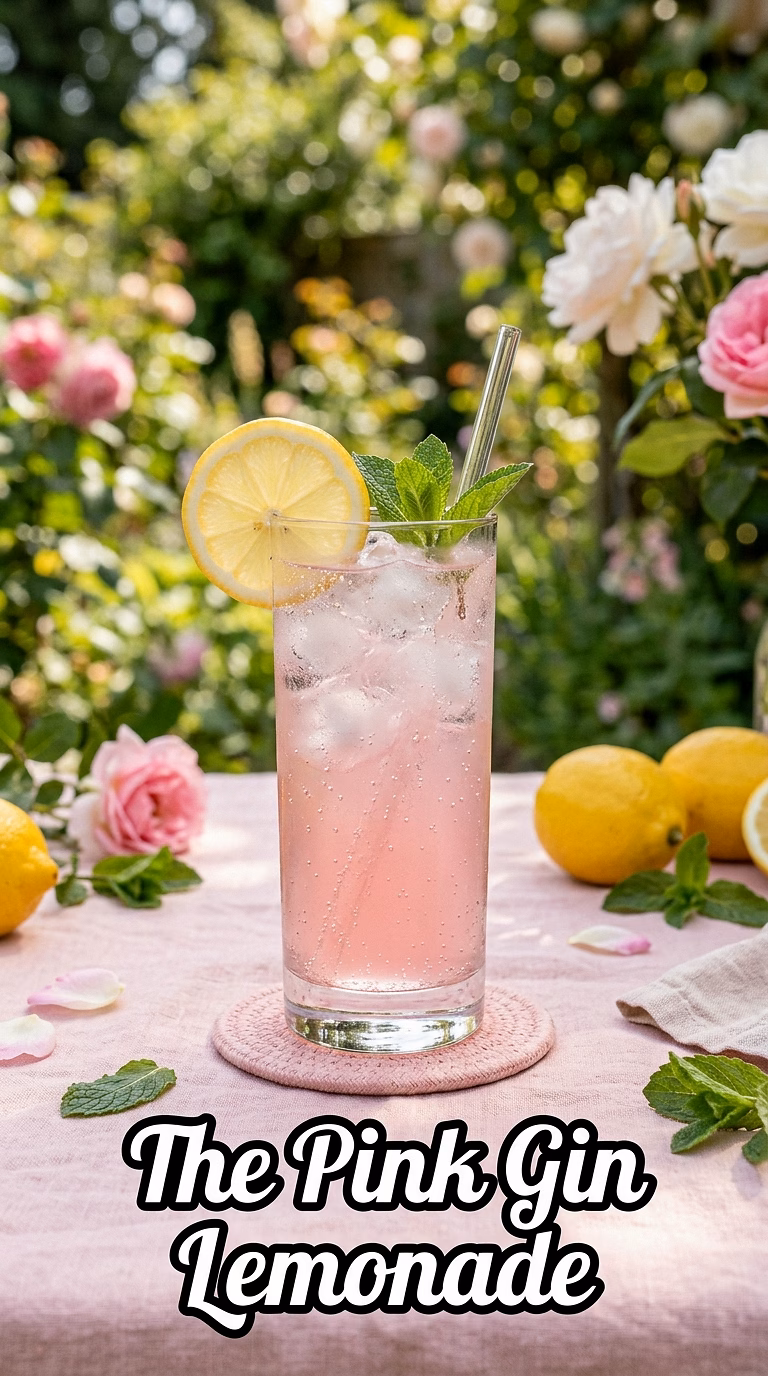 The Pink Gin Lemonade