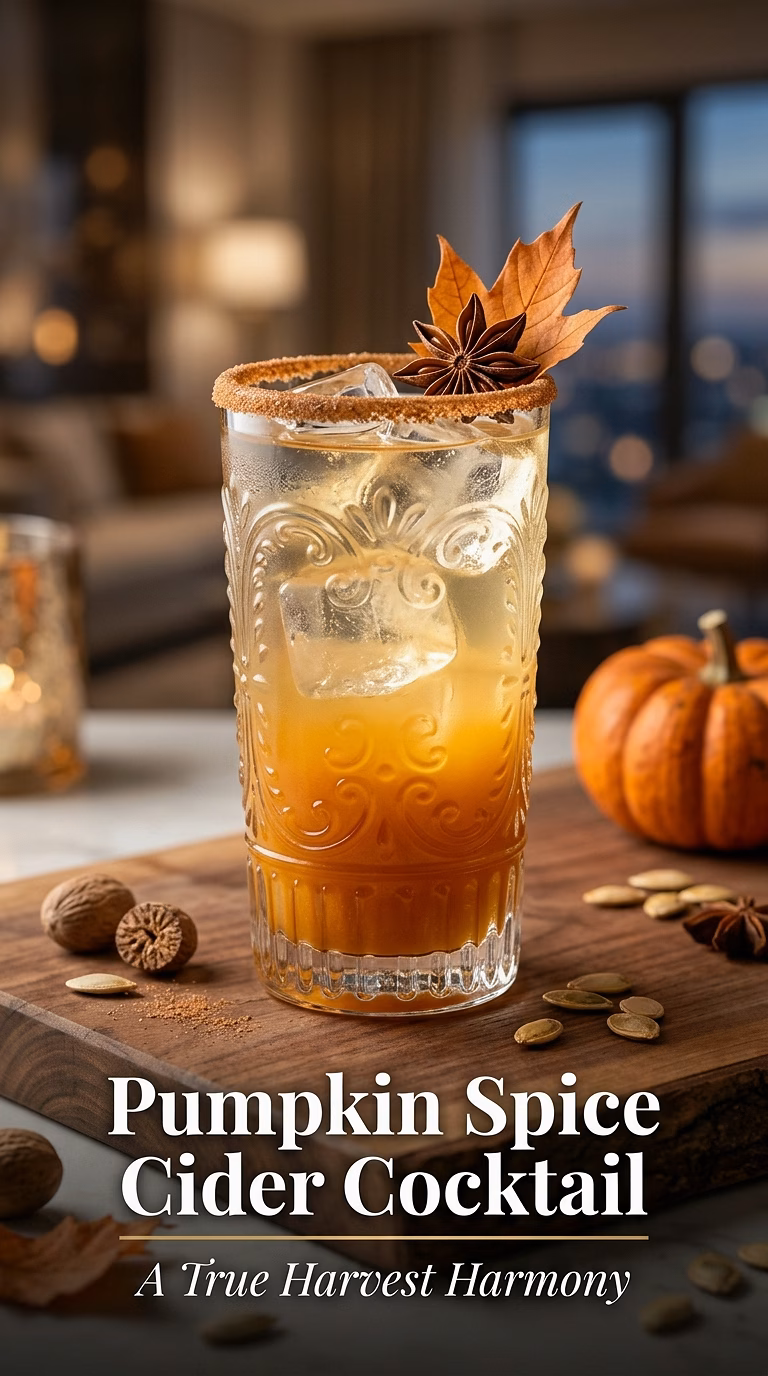 The Pumpkin Spice Cider Cocktail