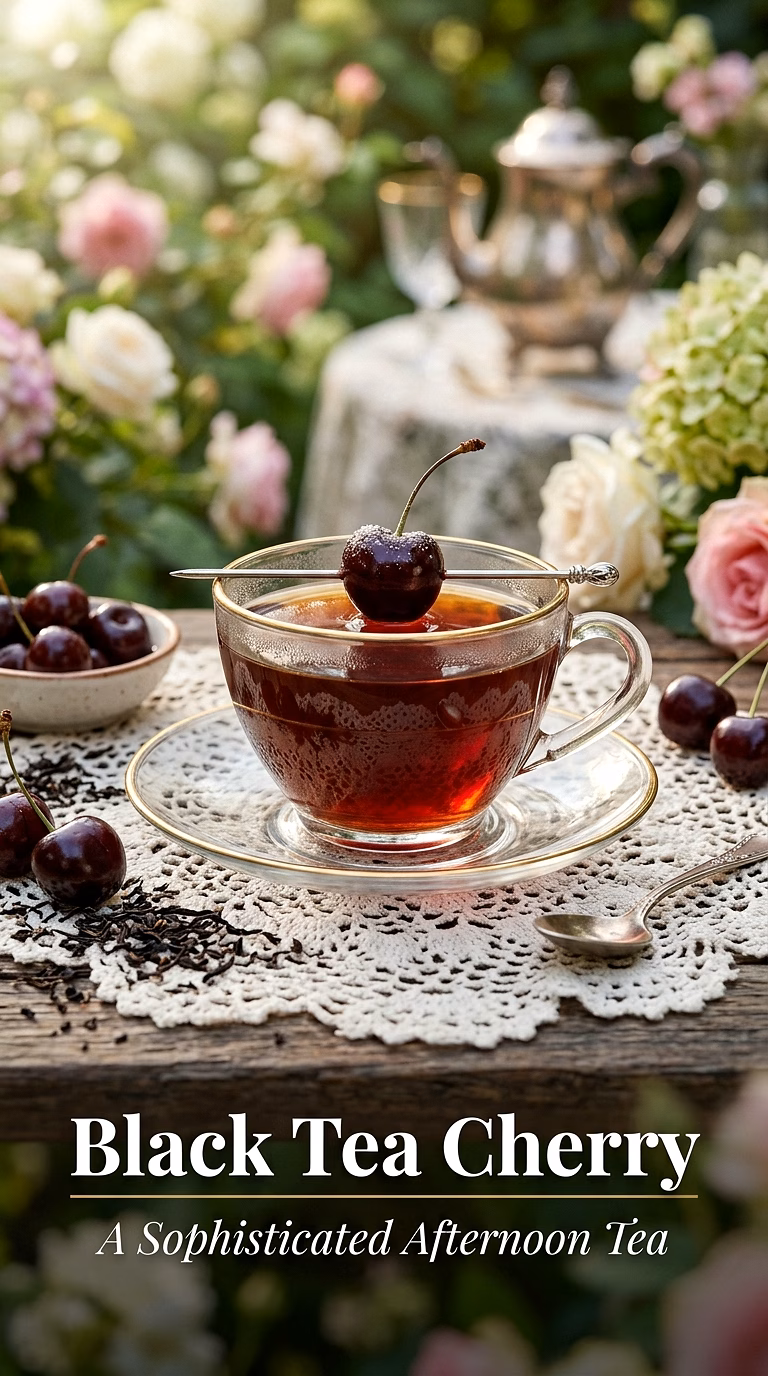 Tuaca Black Tea Cherry Cocktail