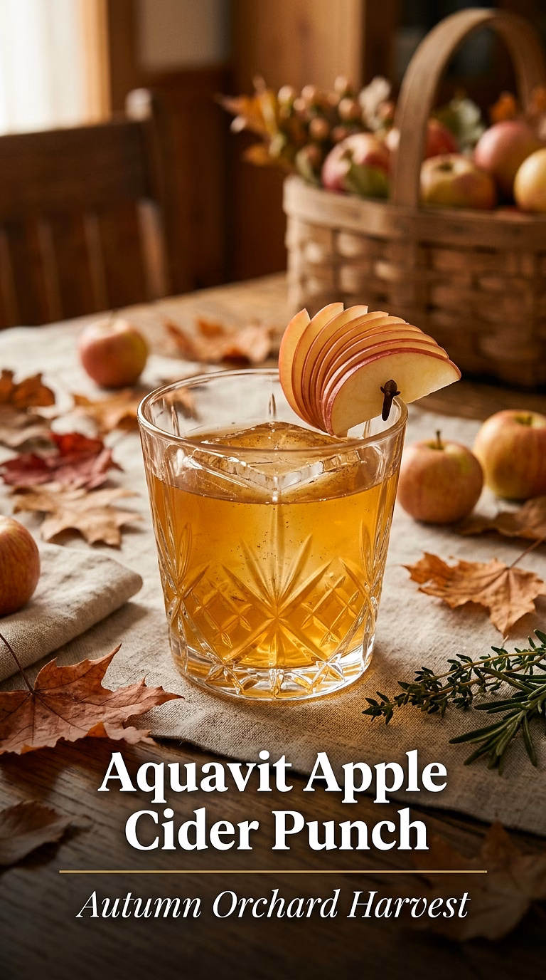 Aquavit Apple Cider Punch
