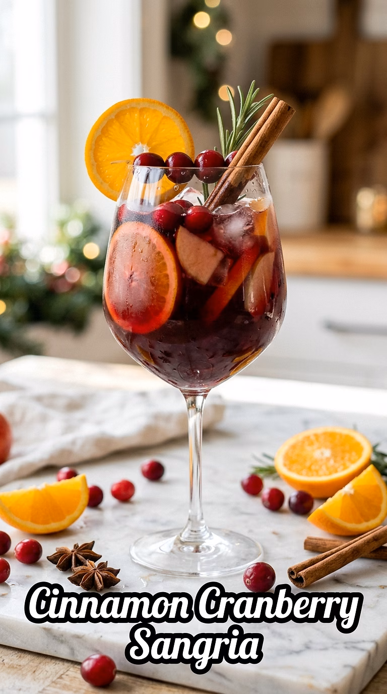 Cinnamon Cranberry Sangria