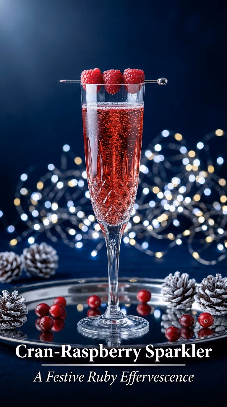Cran-Raspberry Ginger Sparkler