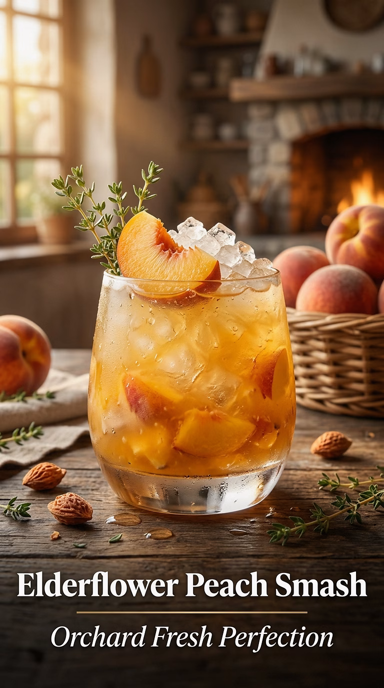 Elderflower Peach Smash