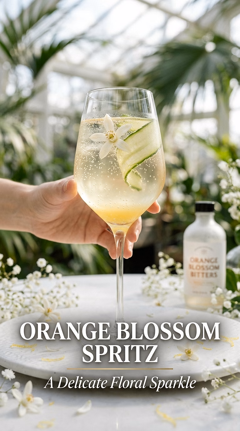 Gin and Orange Blossom Spritz