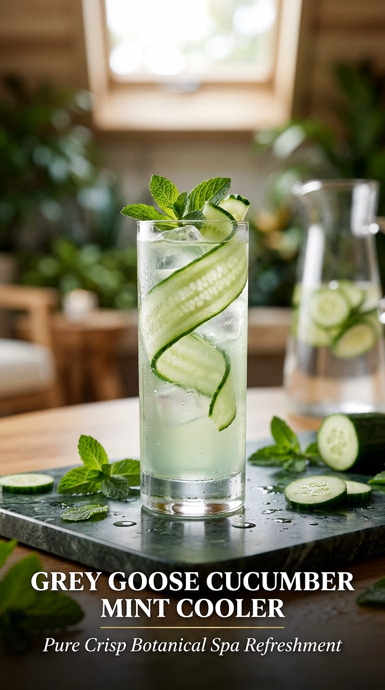 Grey Goose Cucumber Mint Cooler