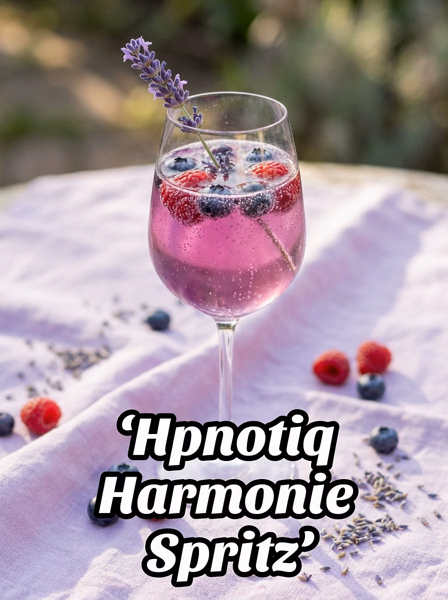 15. 🌸 Hpnotiq Harmonie Spritz (The Floral Finale)