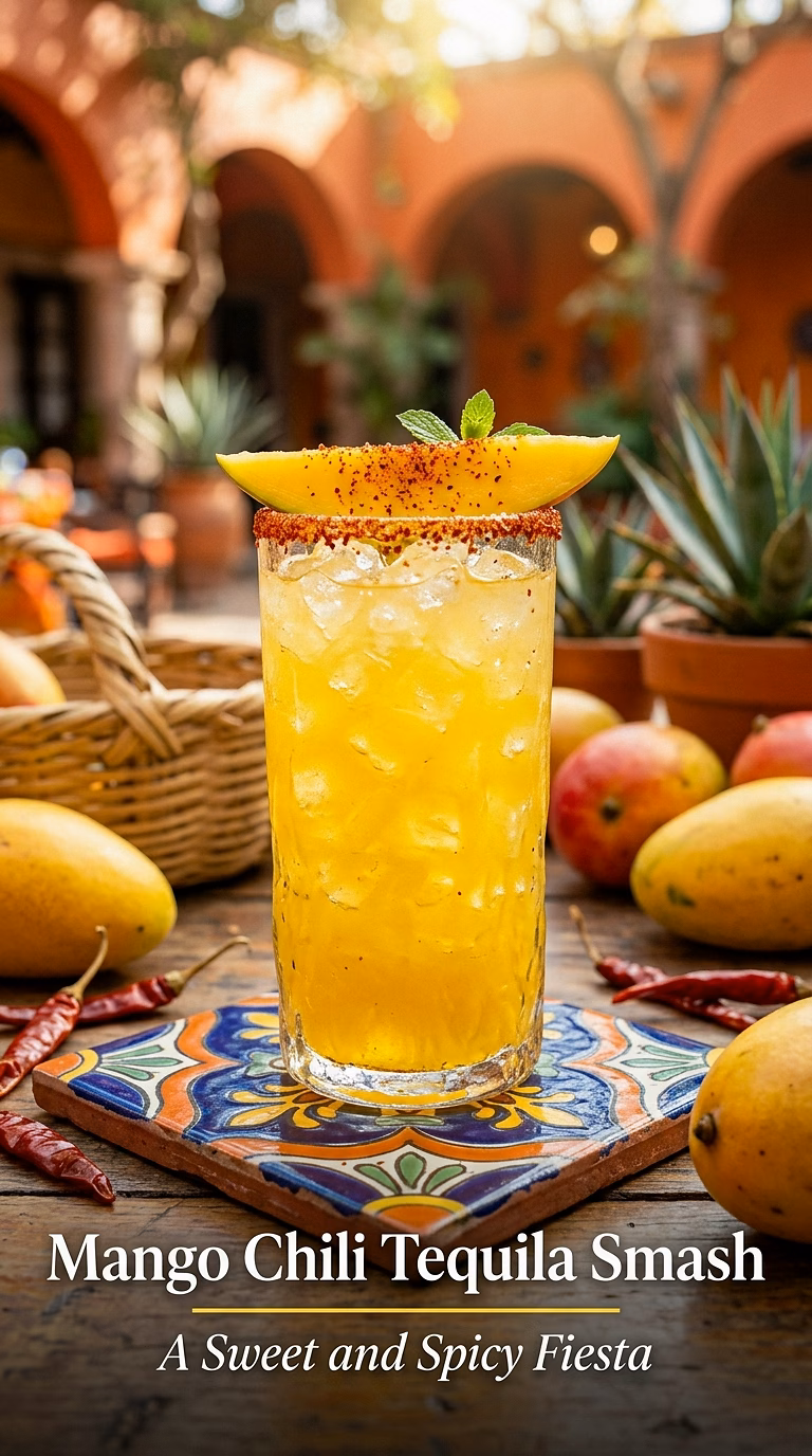 Mango Chili Tequila Smash