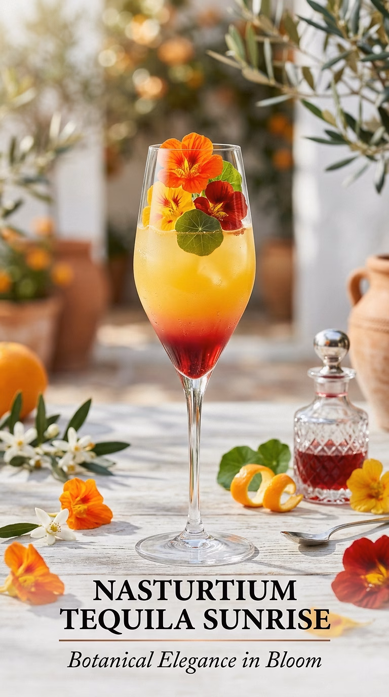 Nasturtium Tequila Sunrise