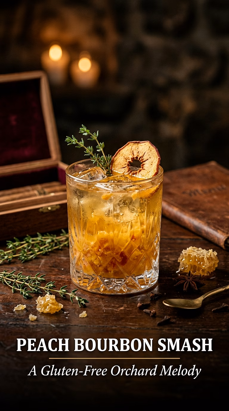 Peach Bourbon Smash