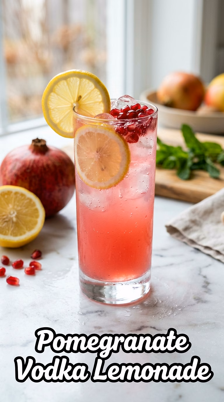 Pomegranate Vodka Lemonade