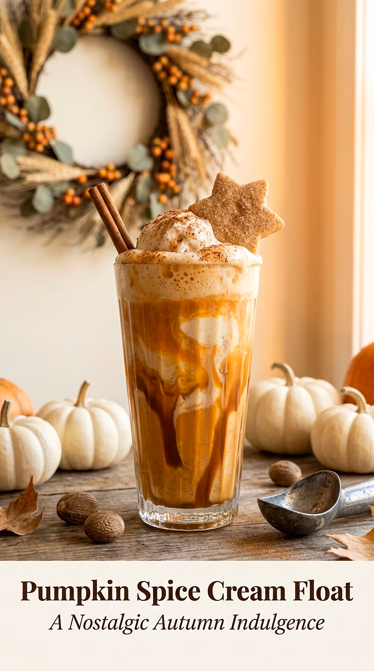 Pumpkin Spice Cream Moonshine Float