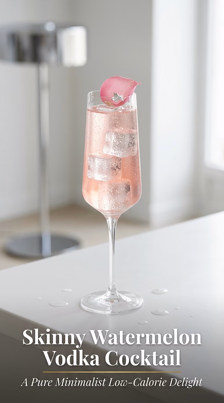 Skinny Watermelon Vodka Cocktail