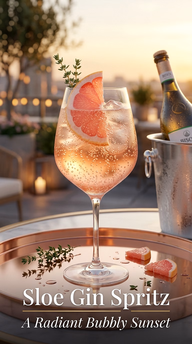 Sloe Gin Spritz