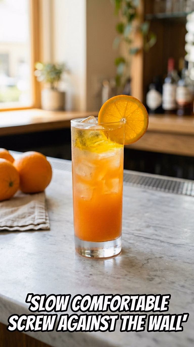 Slow Comfortable Screw Against the Wall