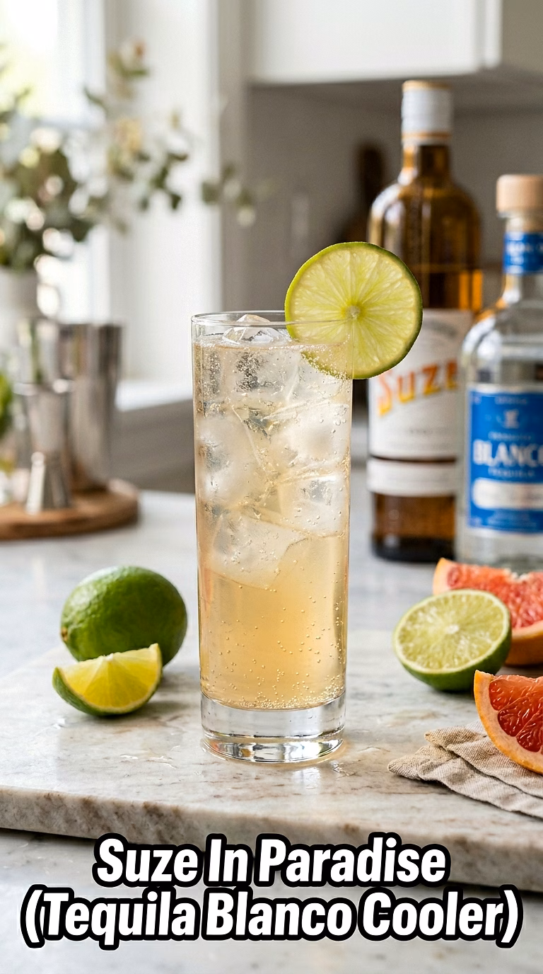 Suze In Paradise (Tequila Blanco Cooler)