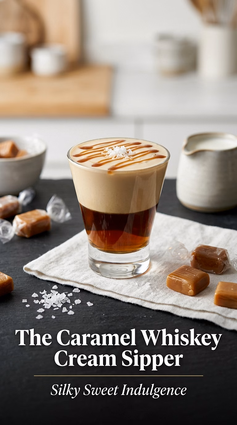 The Caramel Whiskey Cream Sipper