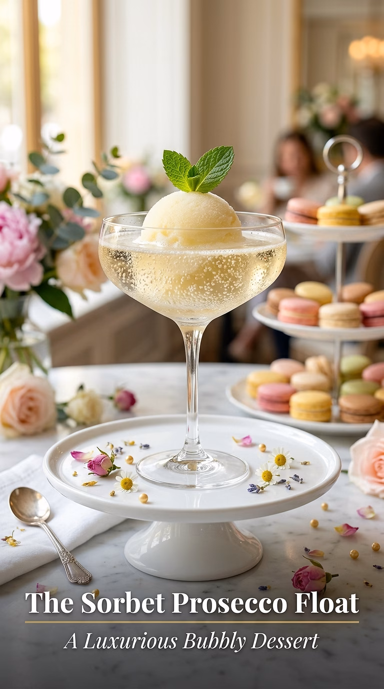 The Sorbet Prosecco Float