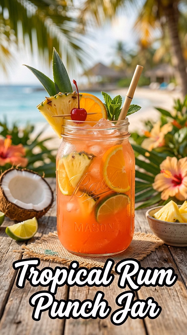 Tropical Rum Punch Jar