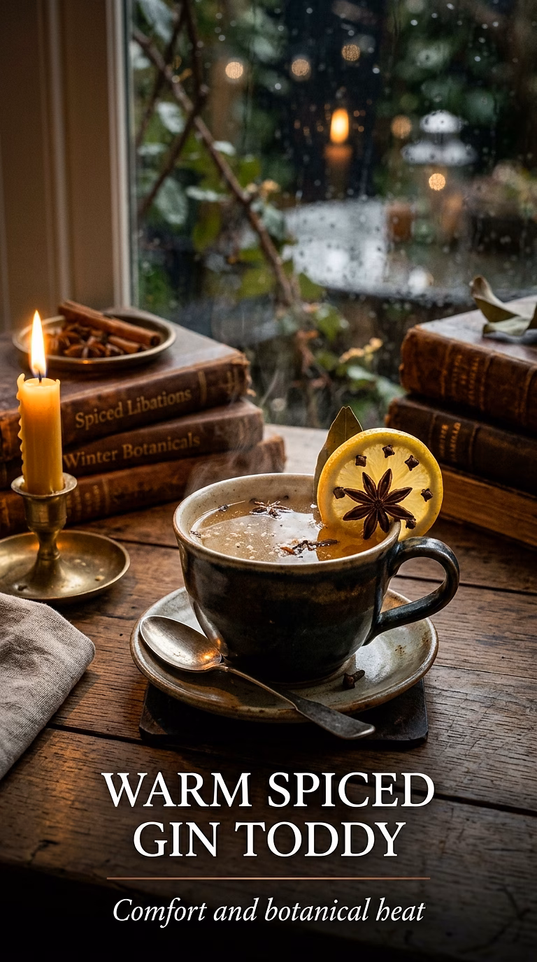 Warm Spiced Gin Toddy
