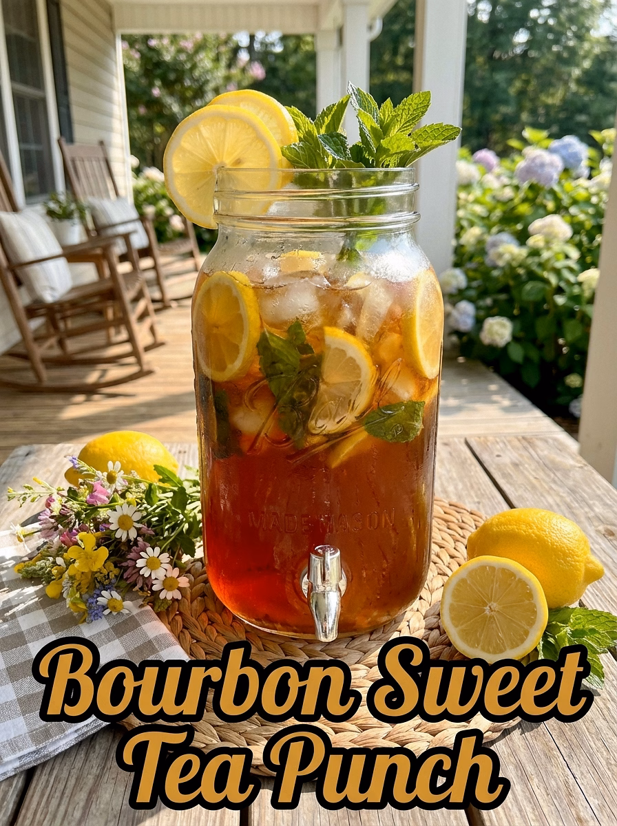 Bourbon Sweet Tea Punch