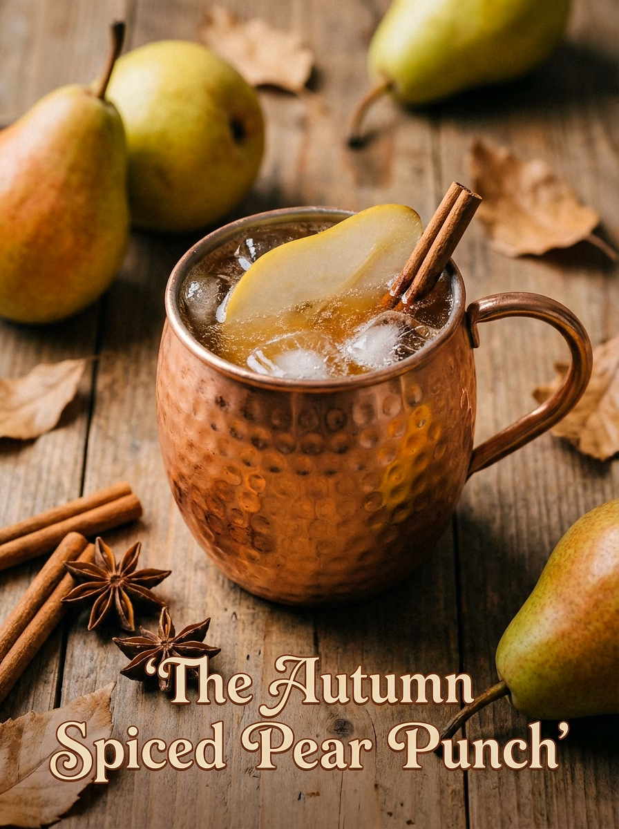 The Autumn Spiced Pear Punch