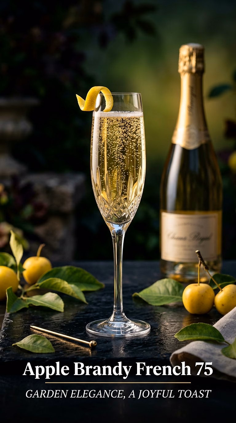 Apple Brandy French 75