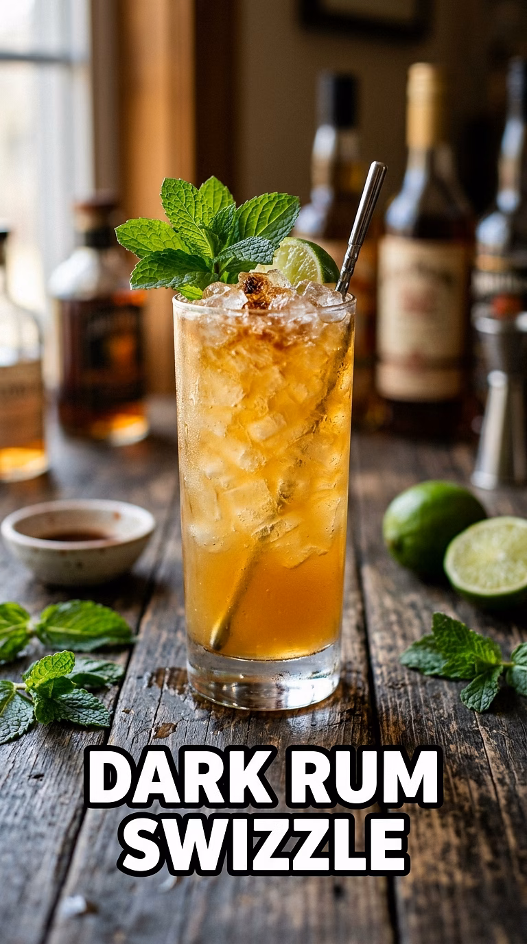 Dark Rum Swizzle