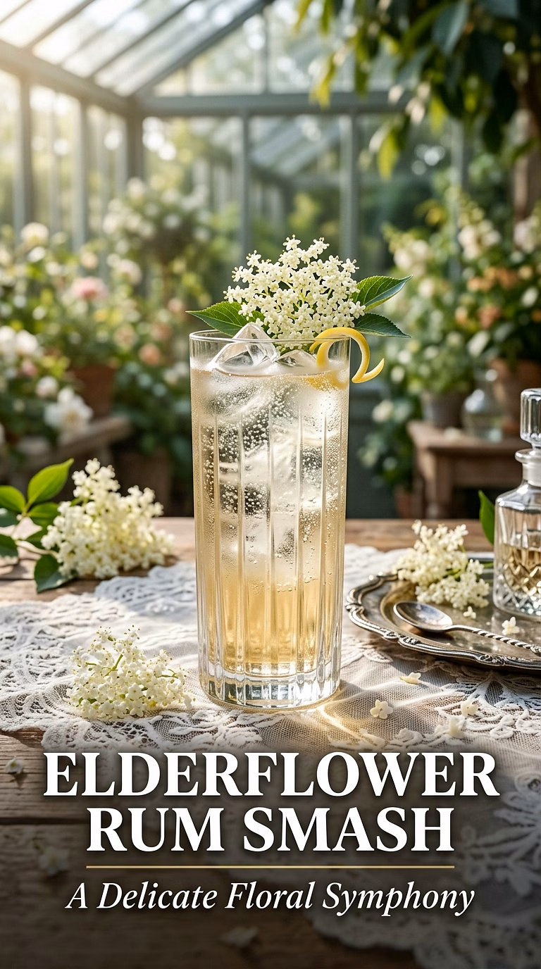Elderflower Rum Smash
