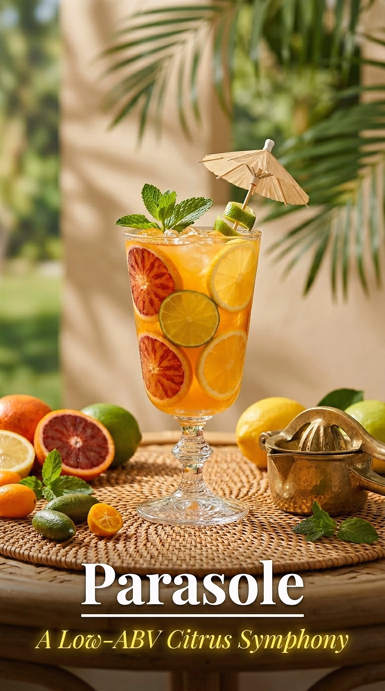 Parasole (Low-ABV Averna Citrus Cocktail)