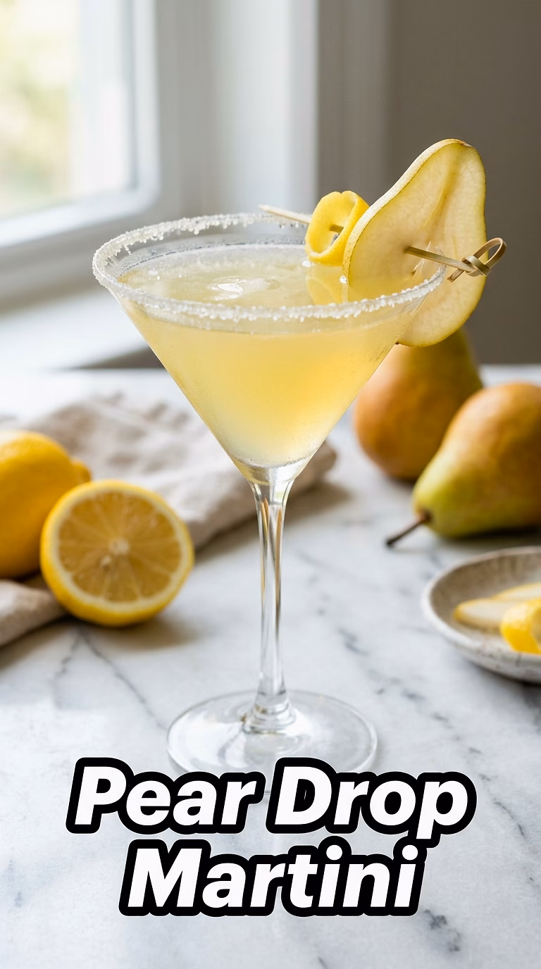 Pear Drop Martini