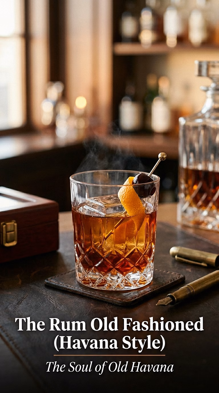 The Rum Old Fashioned (Havana Style)