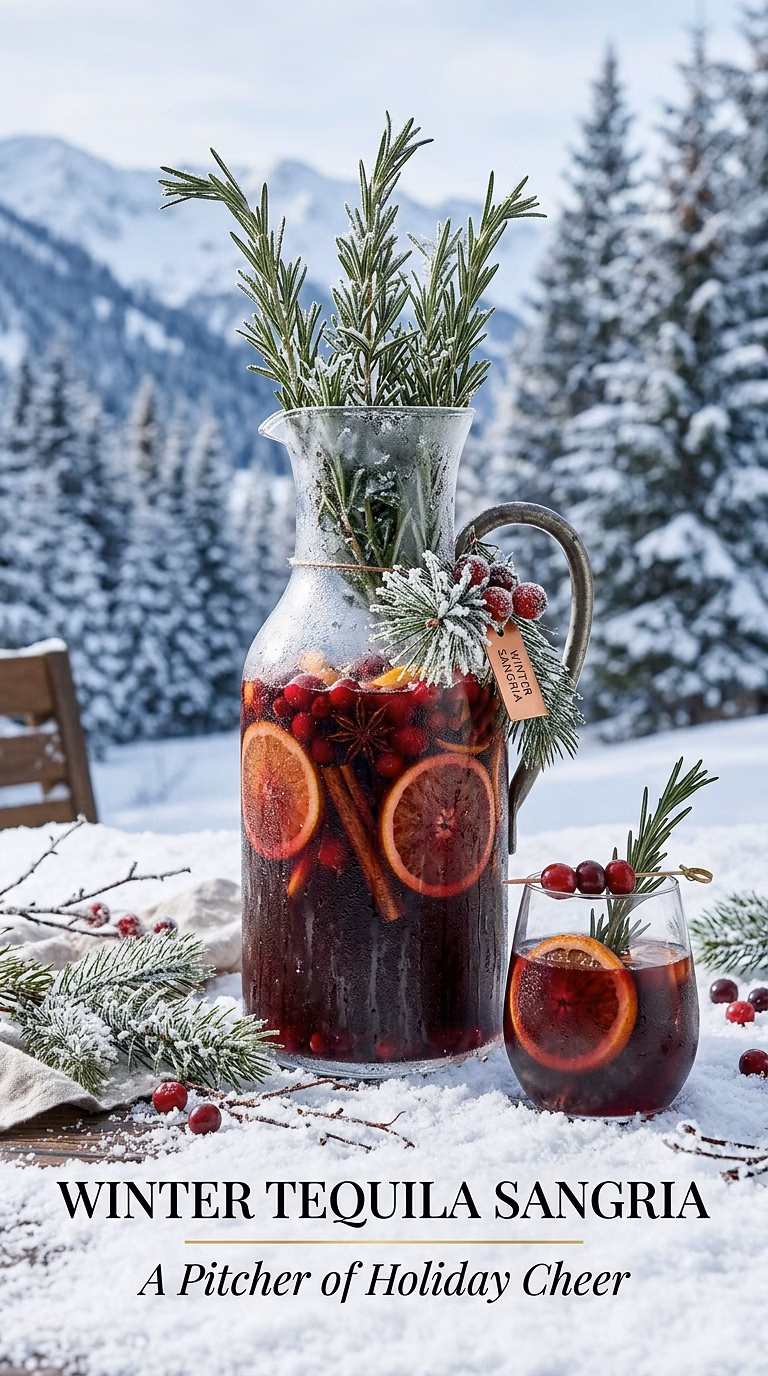 Winter Tequila Sangria (Pitcher)