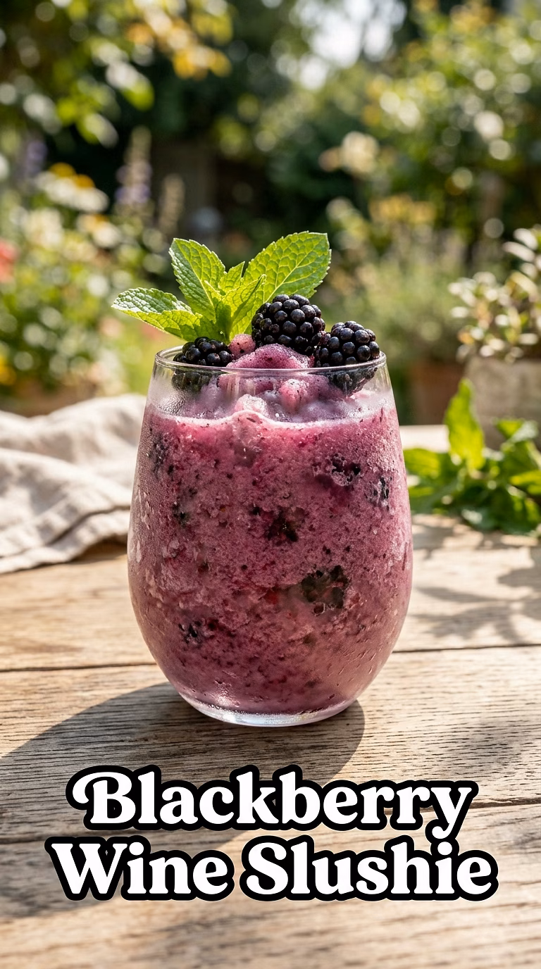 Blackberry Wine Slushie