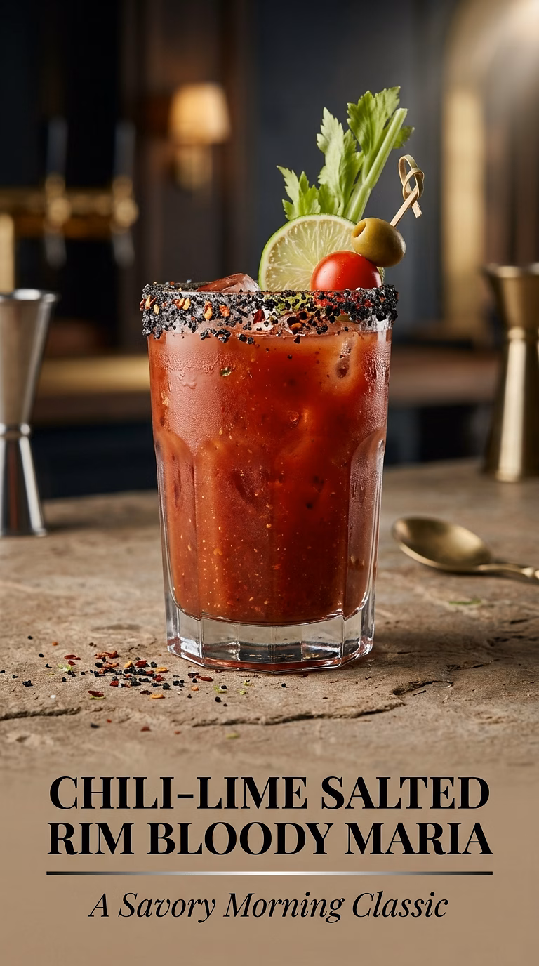 Chili-Lime Salted Rim Bloody Maria